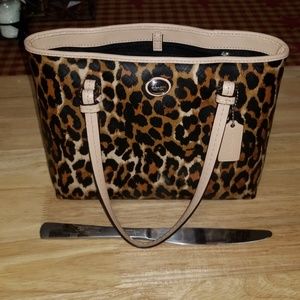 Leopard Coach Handbag